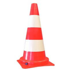 Con de avertizare trafic cu LED - 75 cm